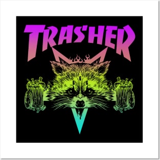 TRASHER (tropical) Posters and Art